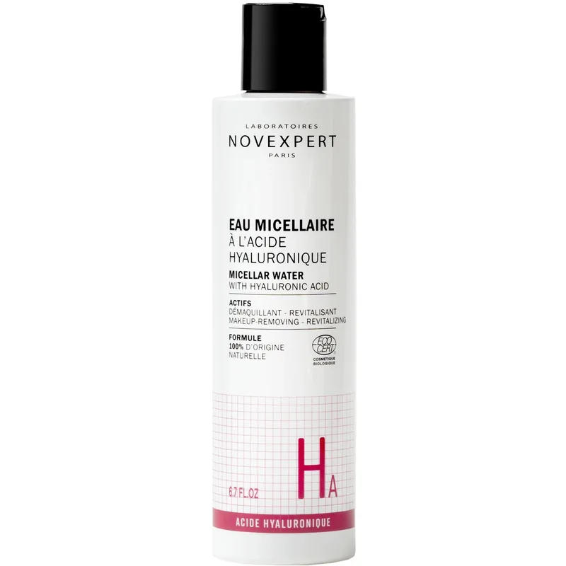 Novexpert Hyaluronic Acid Micellar Water Μικυλλιακό Νερό Καθαρισμού με Υαλουρονικό Οξύ για Όλους τους Τύπους Δέρματος 200ml