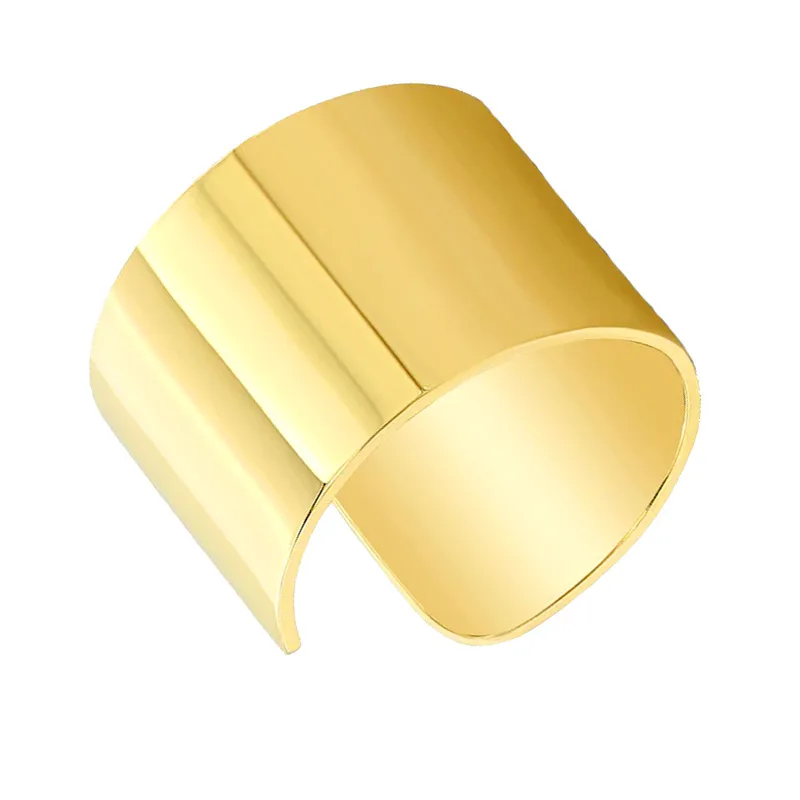 Jt Unisex μονό ατσάλινο σκουλαρίκι ear cuff σωλήνας Χρυσό