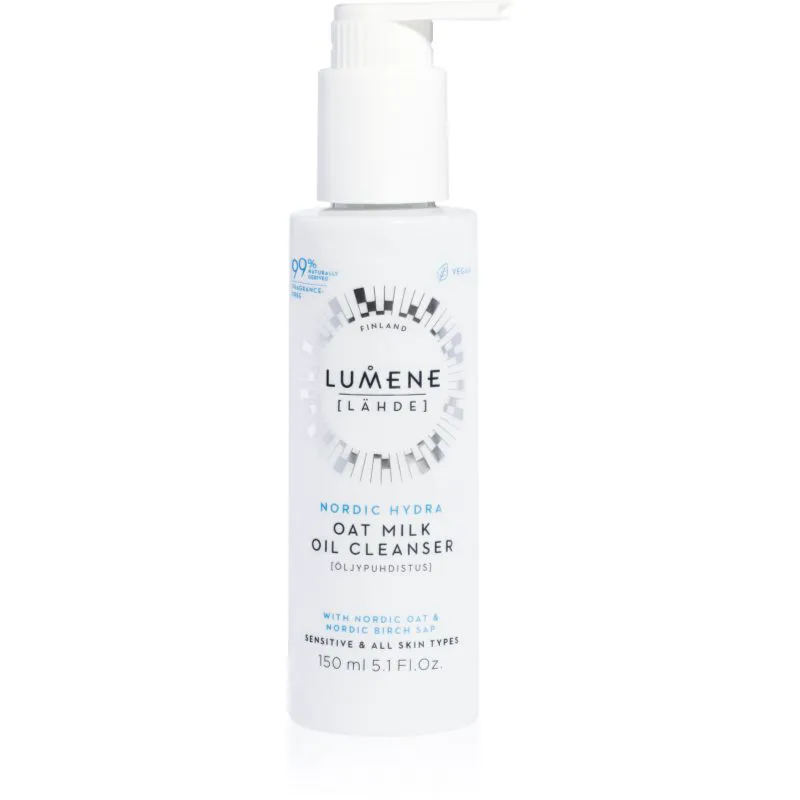 Lumene Nordic Hydra [LÄHDE] Oat Milk απαλό καθαριστικό λάδι για ευαίσθητη επιδερμίδα 150 ml