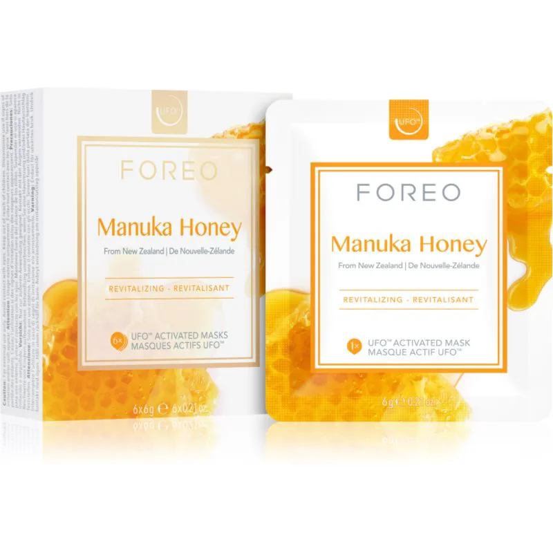 FOREO UFO™ Manuka Honey αναζωογονητική μάσκα 6 x 6 γρ