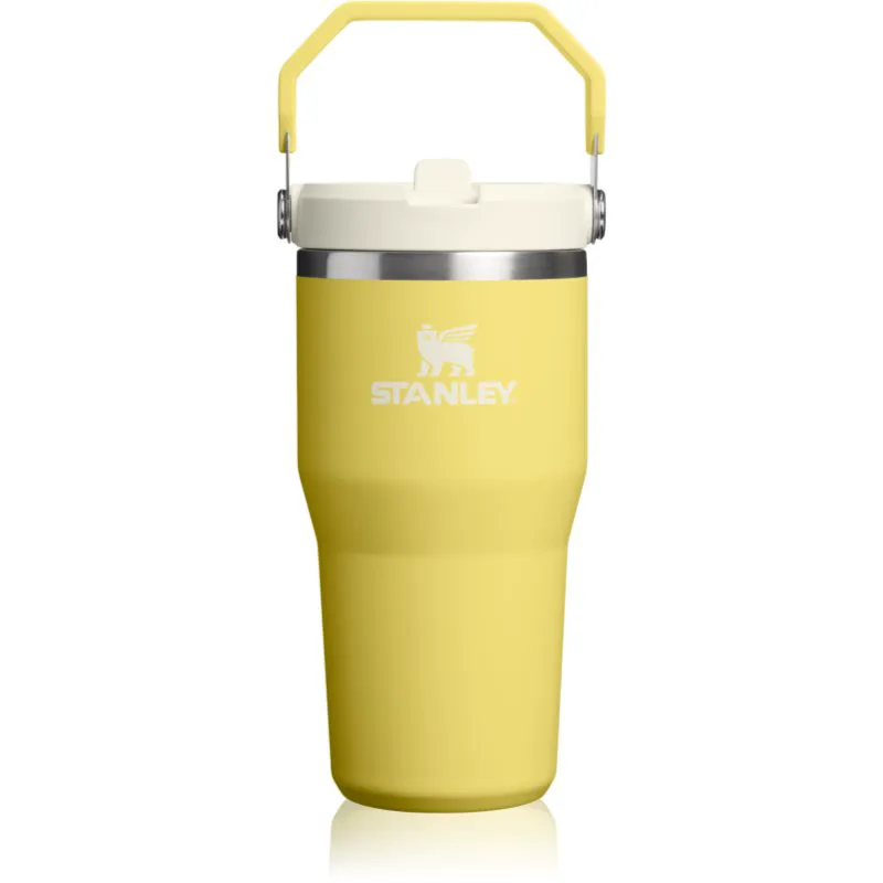 Stanley IceFlow™ Flip Straw 2.0 Tumbler θερμός από ανοξείδωτο ατσάλι Daffodil 590 ml
