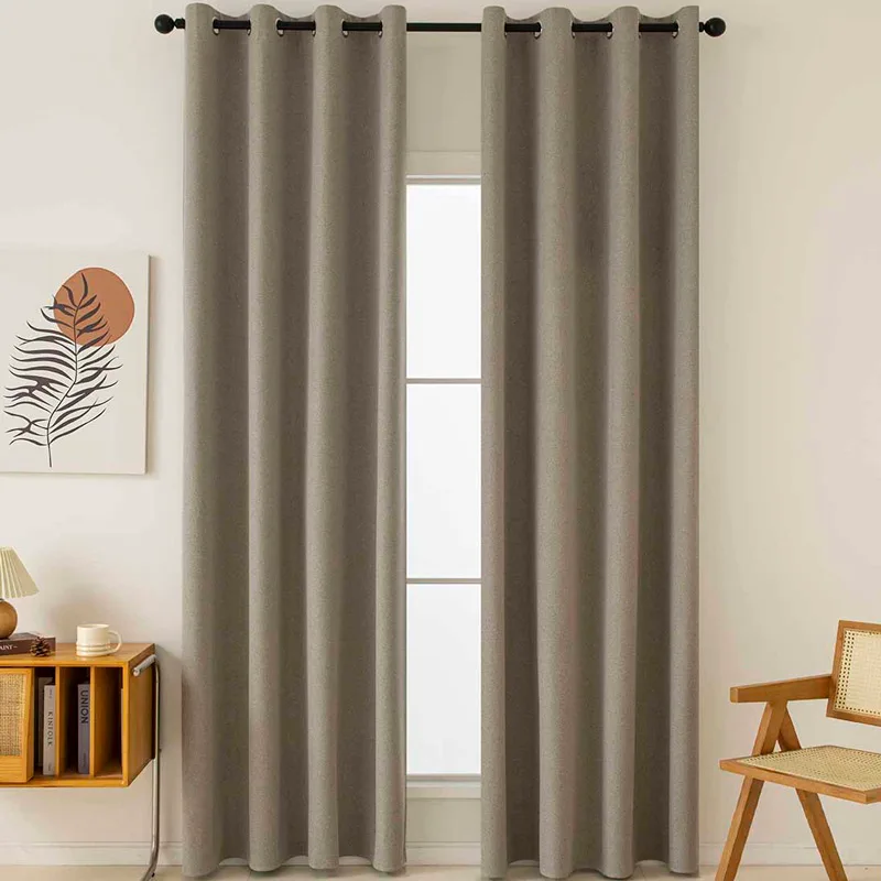 Κουρτίνα Blackout 140x270 Με Τρουκς Beauty Home Total 8446 Μπεζ 140x270Υ