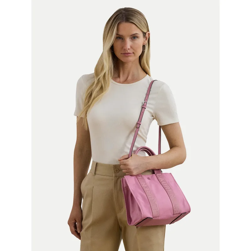 Τσάντα LAUREN RALPH LAUREN Stevie 431962612004 Ροζ