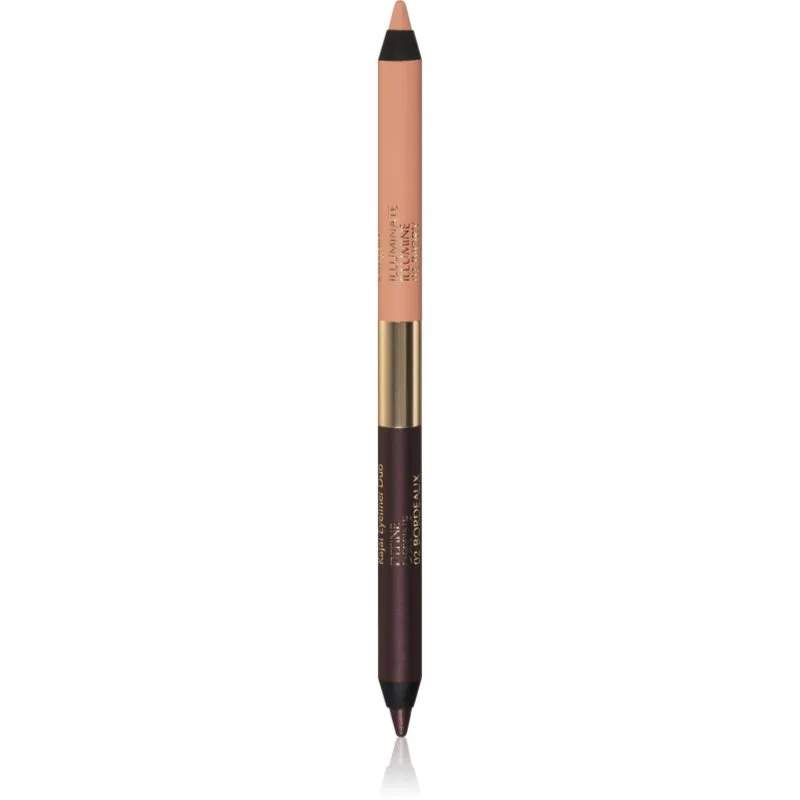 Estée Lauder Smoke & Brighten Kajal Eyeliner Duo λάινερ μολύβι για τα μάτια απόχρωση Bordeaux / Ivory 1 γρ