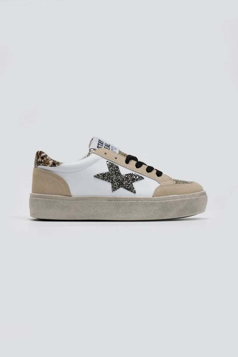 ERYNN Glitter Sneakers - 9103 (Glitter) - Μπεζ