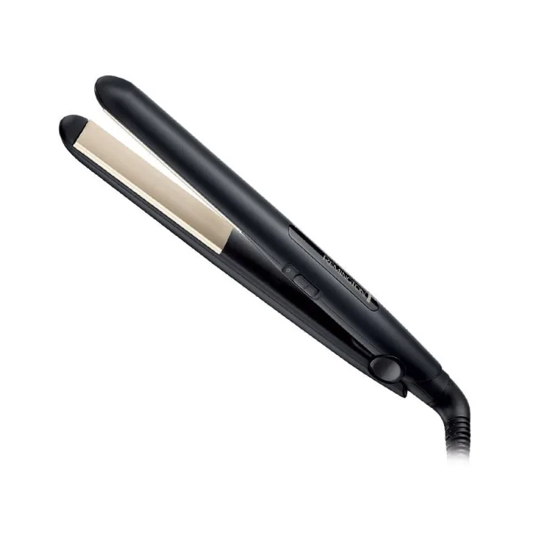 Ισιωτική μαλλιών Remington S1510 Ceramic Slim, Επίστρωση Τουρμαλίνης, Κεραμική επίστρωση, 220ºC, Γρήγορη προθέρμανση σε 30 δευτερόλεπτα, Μαύρο