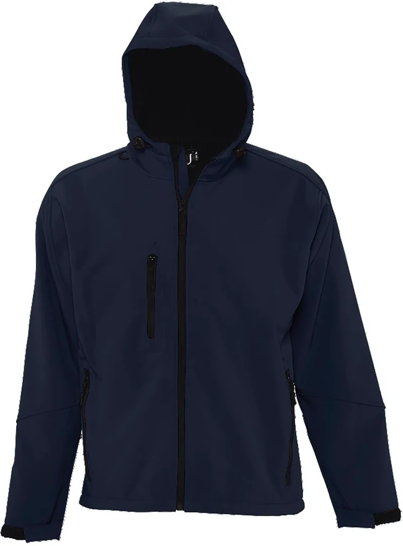 Ανδρικό softshell με κουκούλα Replay Men SOLS 46602 French Navy