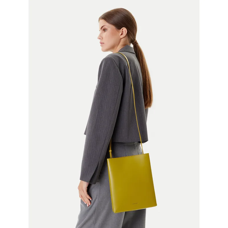 Τσάντα Calvin Klein Line Ns Crossbody Lth Bag LV04F3005G Πράσινο