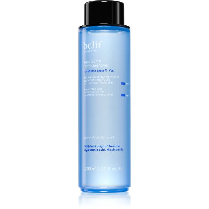 belif Aqua Bomb Hydrating Toner δροσιστικό ενυδατικό τονωτικό με καταπραϋντική δράση 200 ml