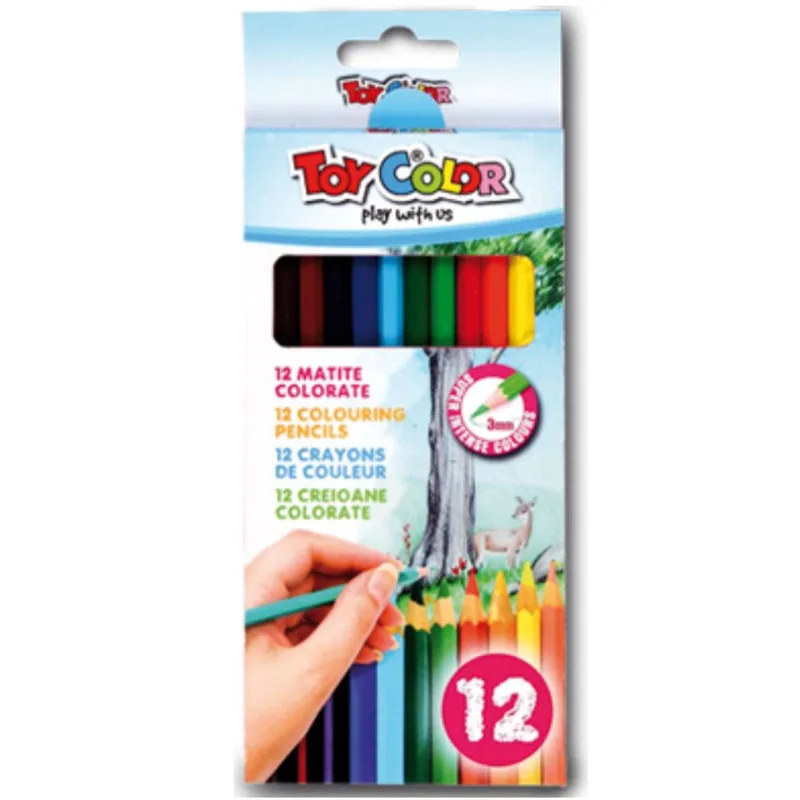 ΞΥΛΟΜΠΟΓΙΕΣ 12 ΧΡΩΜΑΤΑ TOY COLOR