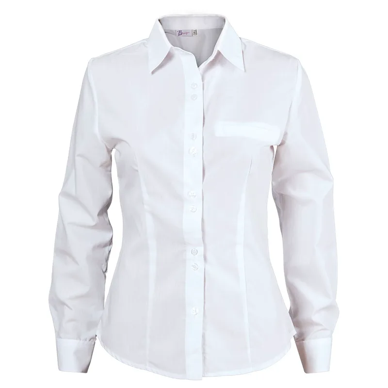 Γυναικείο μακρυμάνικο πουκάμισο ELEGANCE BEUNIQUE 90605008 White