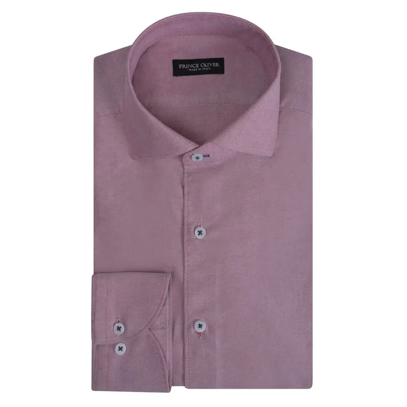Superior Πουκάμισο Ροζ 100% Fine Cotton (Modern Fit) New Arrival