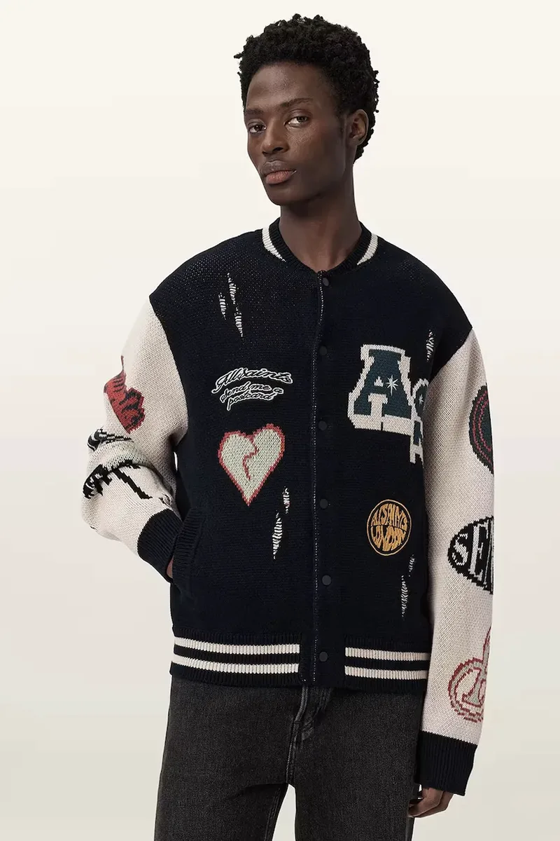 AllSaints ζακέτα ανδρική βαμβακερή CHASE
