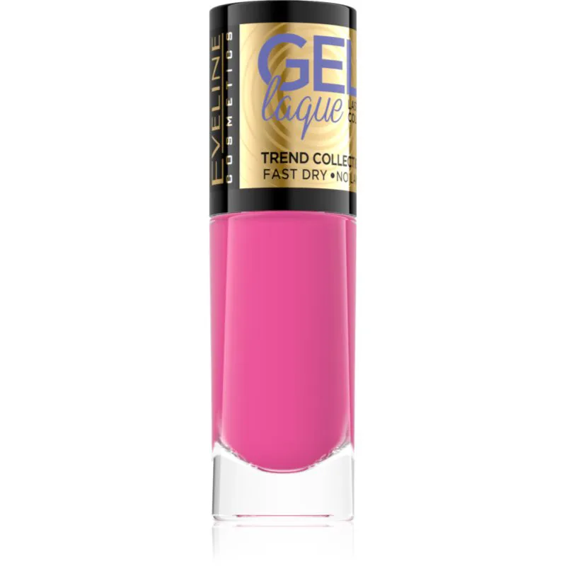 Eveline Cosmetics 7 Days Gel Laque Nail Enamel τζελ βερνίκι νυχιών χωρίς τη χρήση των UV/LED λαμπτήρων απόχρωση 166 8 ml