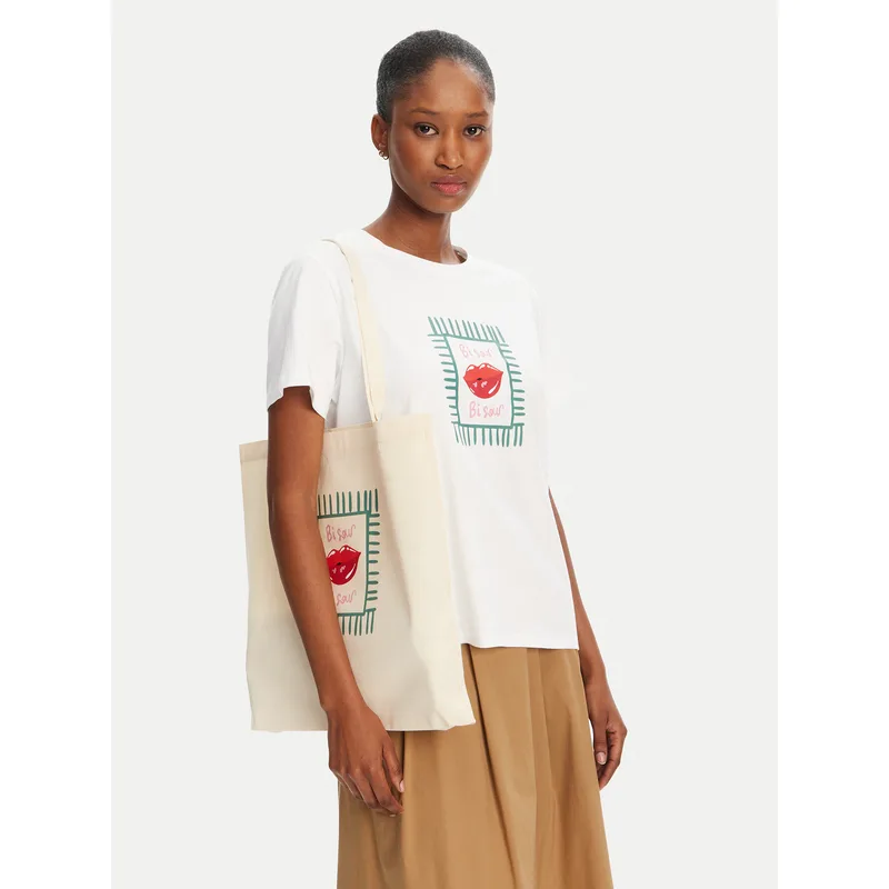 Marella T-Shirt Cappero 2515971052 Λευκό Regular Fit