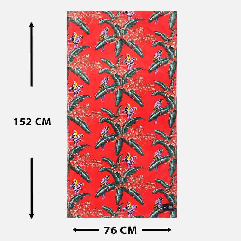 Slowtide Jungle Birds Πετσέτα Θαλάσσης 152x76 cm (9000180524_1523)