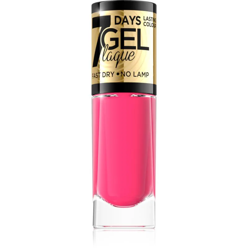 Eveline Cosmetics 7 Days Gel Laque Nail Enamel τζελ βερνίκι νυχιών χωρίς τη χρήση των UV/LED λαμπτήρων απόχρωση 47 8 μλ