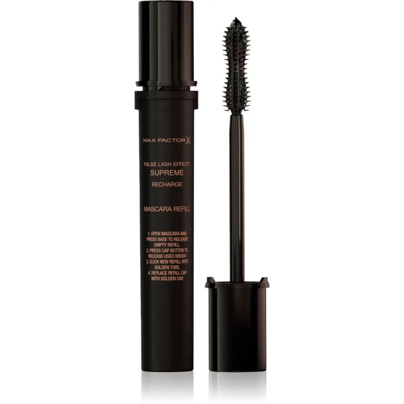 Max Factor False Lash Effect Serum Mascara Μάσκαρα για αποτέλεσμα ψεύτικων βλεφαρίδων ανταλλακτικό απόχρωση Black 8 ml