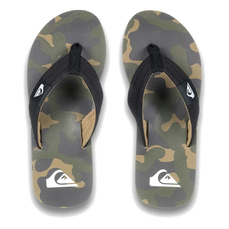 Quiksilver Ανδρικές Σαγιονάρες Molokai Layback AQYL101339-THQ6 Χακί