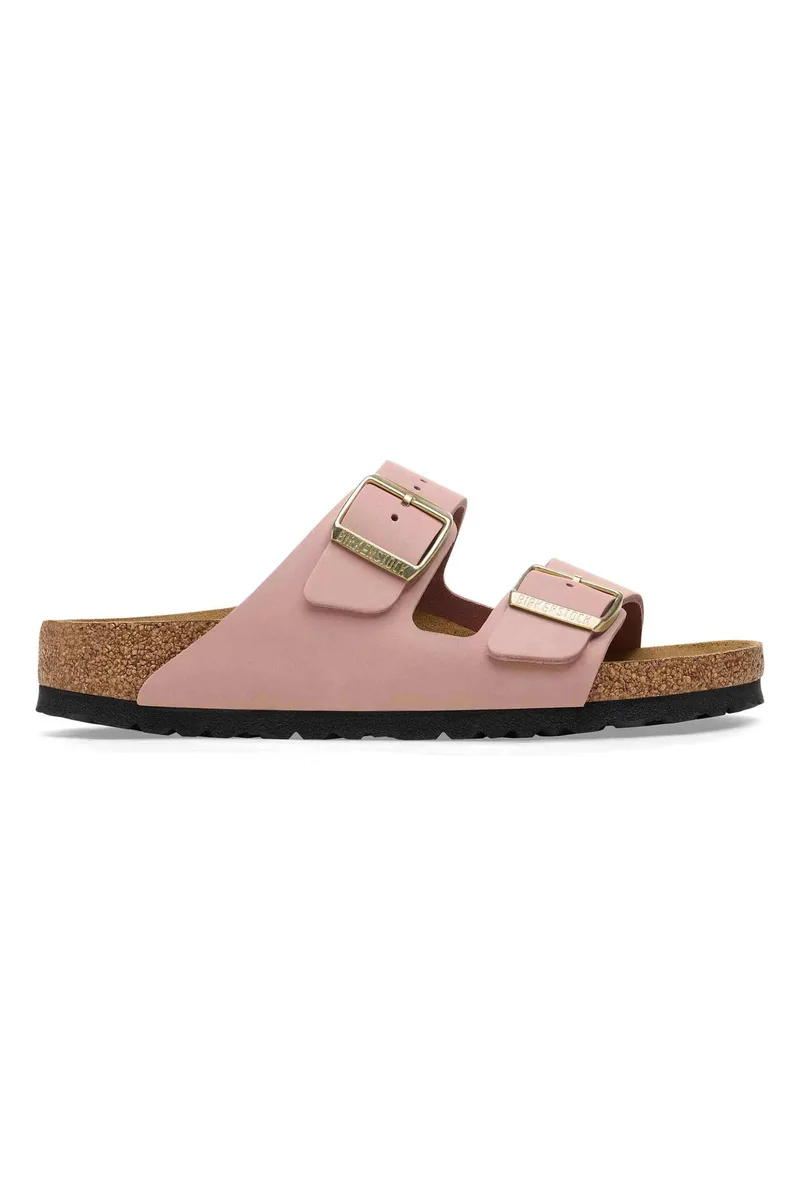 Birkenstock γυναικεία σανδάλια "Arizona Nubuck Leather" - 1026684003543 Ροζ