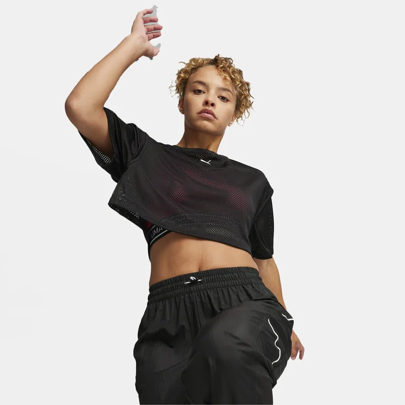 Puma Fit Move Mesh Γυναικείο Cropped T-Shirt (9000162948_22489)