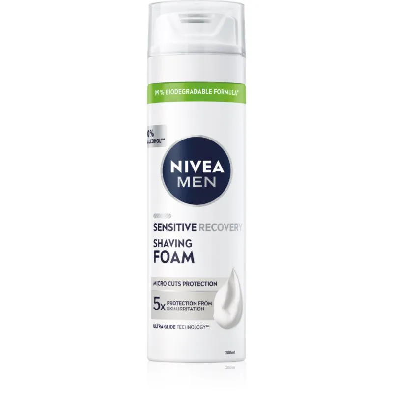 NIVEA MEN Sensitive αφρός ξυρίσματος για άντρες 200 ml