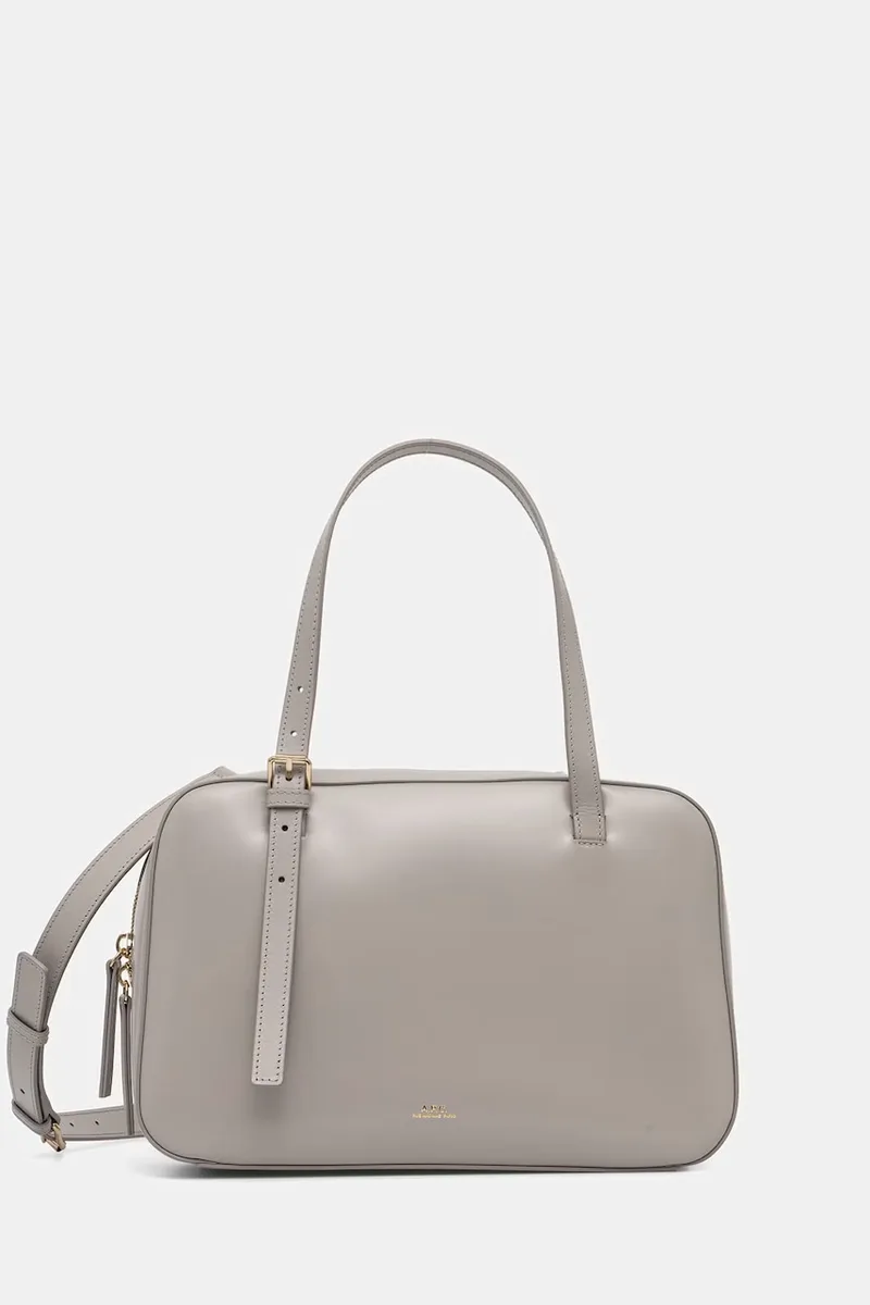 A.P.C. χιαστί γυναικεία δερμάτινη SAC VIRGINIE BOX