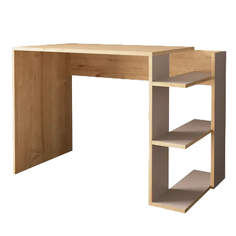 Γραφείο εργασίας Toska pakoworld σε oak- sandstone απόχρωση 114x56x76εκ - PAKO WORLD - 197-000273