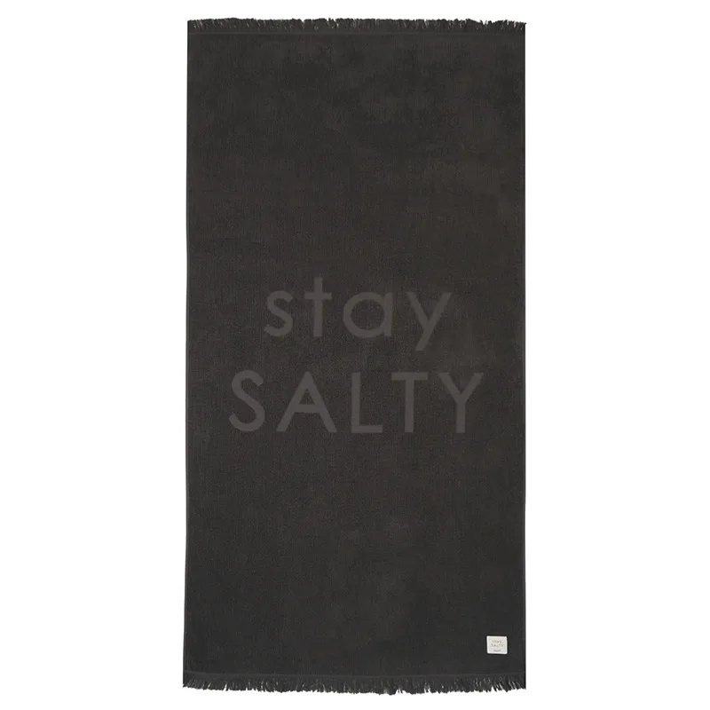 Πετσέτα Θαλάσσης 90X170 Nef Nef Stay Salty Black (90x170)