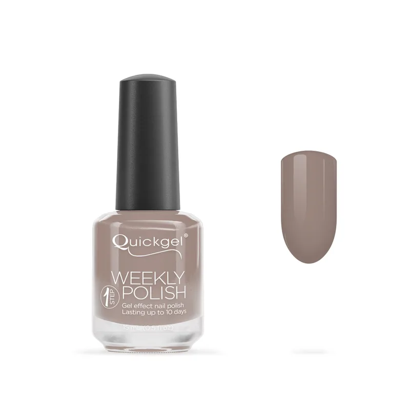 Quickgel No 719 - Wallnut Βερνίκι 15 ml - Weekly polish
