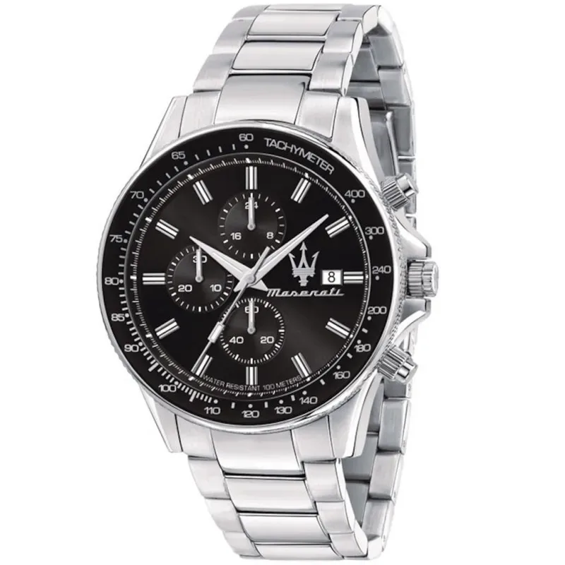 Ανδρικό ρολόι Maserati Sfida Stainless Steel Bracelet R8873640015 R8873640015 Ατσάλι