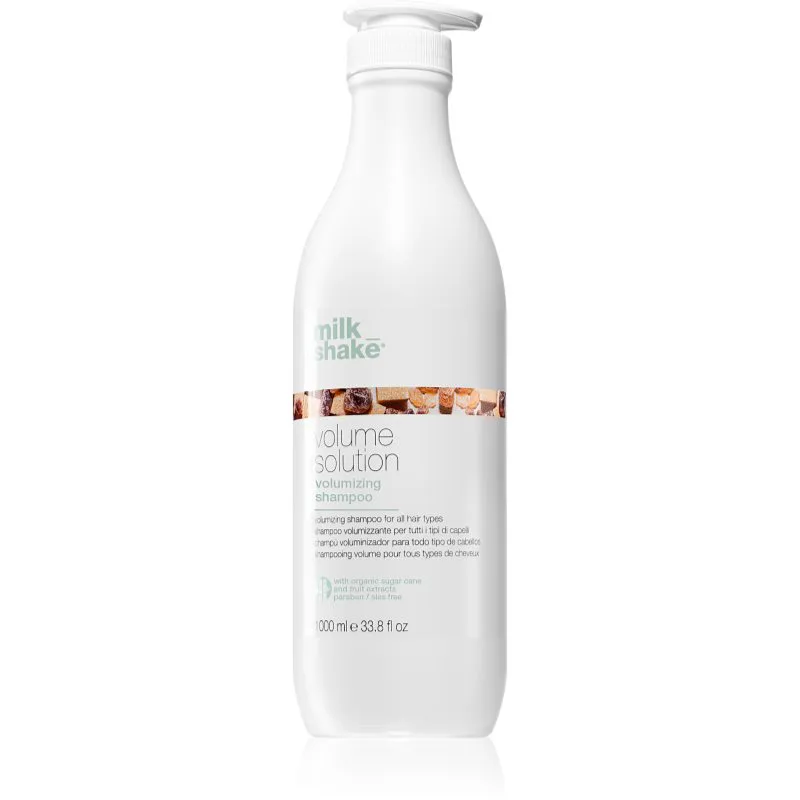 milk_shake® Volume Solution σαμπουάν για όγκο για όλους τους τύπους μαλλιών 1000 ml