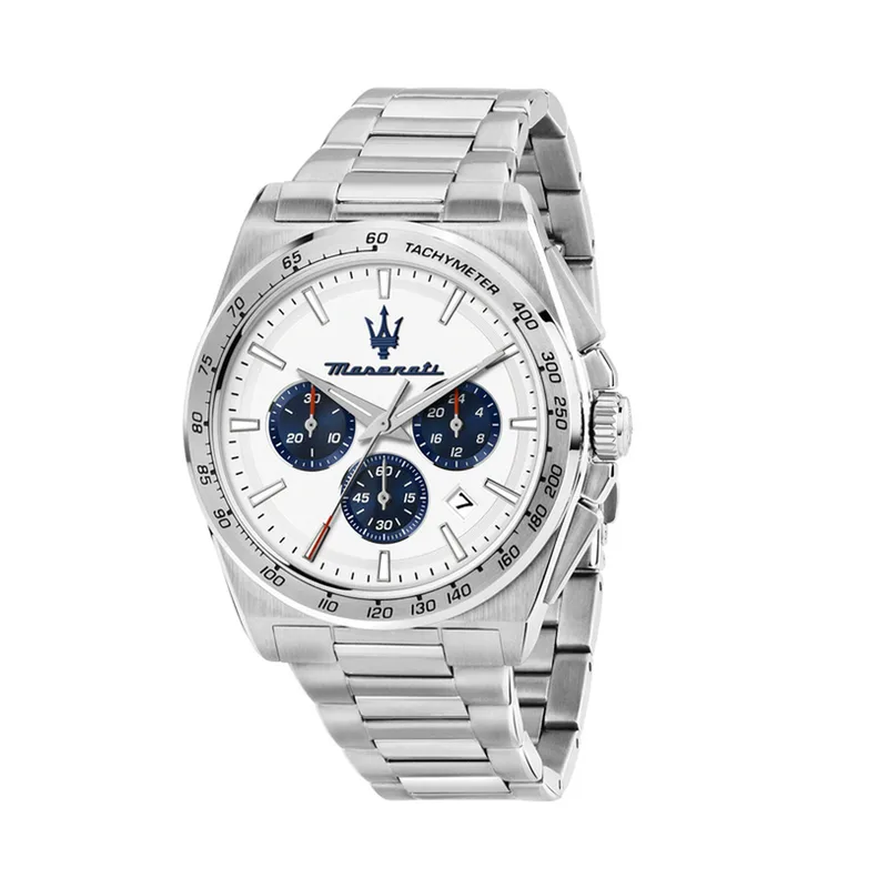 Ρολόι Maserati Velocitá Chrono R8873652007 Ασημί