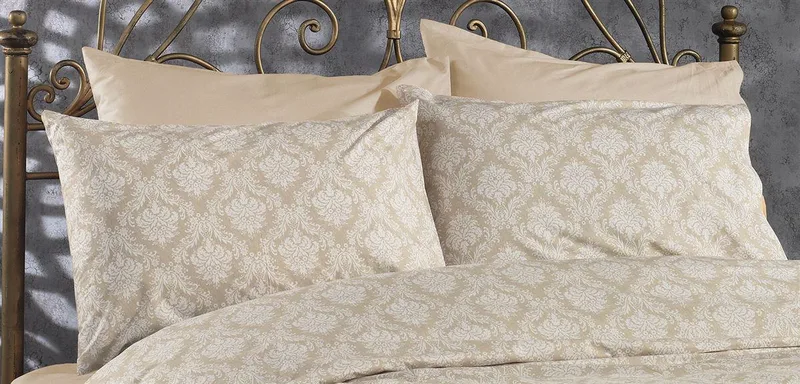 Μαξιλαροθήκη Εμπριμέ Φάκελος Polycotton 50x70εκ. Οφηλία 275 Μπεζ DimCol (Χρώμα: Μπεζ, Ύφασμα: 70% Βαμβάκι-30% Polyester) - DimCol - 1935883142427580