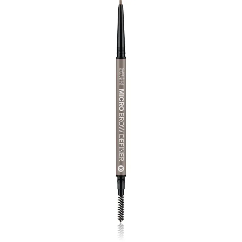 Gabriella Salvete Micro Brow Definer ακριβής μολύβι για τα φρύδια με βούρτσα απόχρωση 10 0.08 γρ