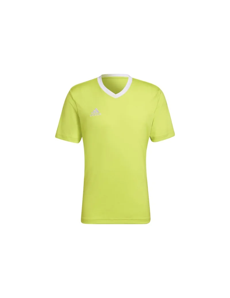 Adidas Entrada 22 Ανδρικό T-shirt Κίτρινο Μονόχρωμο HC5077