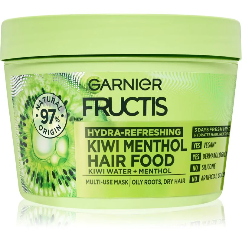 Garnier Fructis Hydra-refreshing ενυδατική μάσκα για τα μαλλιά 3 σε 1 390 ml