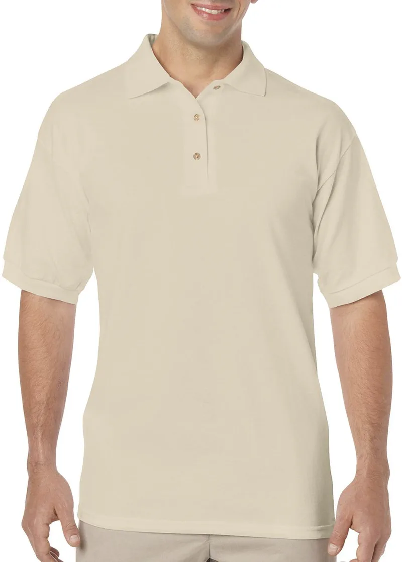 Ανδρική Μπλούζα Polo 8800 Gildan DryBlend Jersey Sand