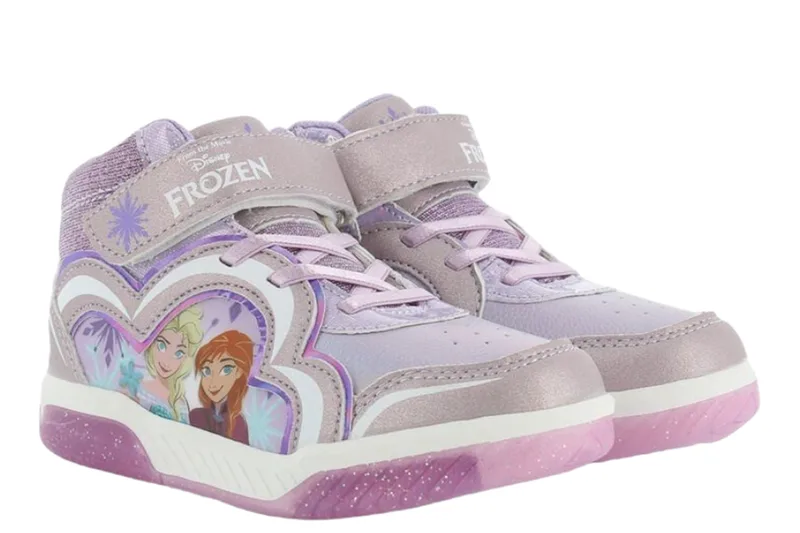 Μποτάκια Disney Mid Cut With Lights D4310418S-0032-Lilac Κορίτσι