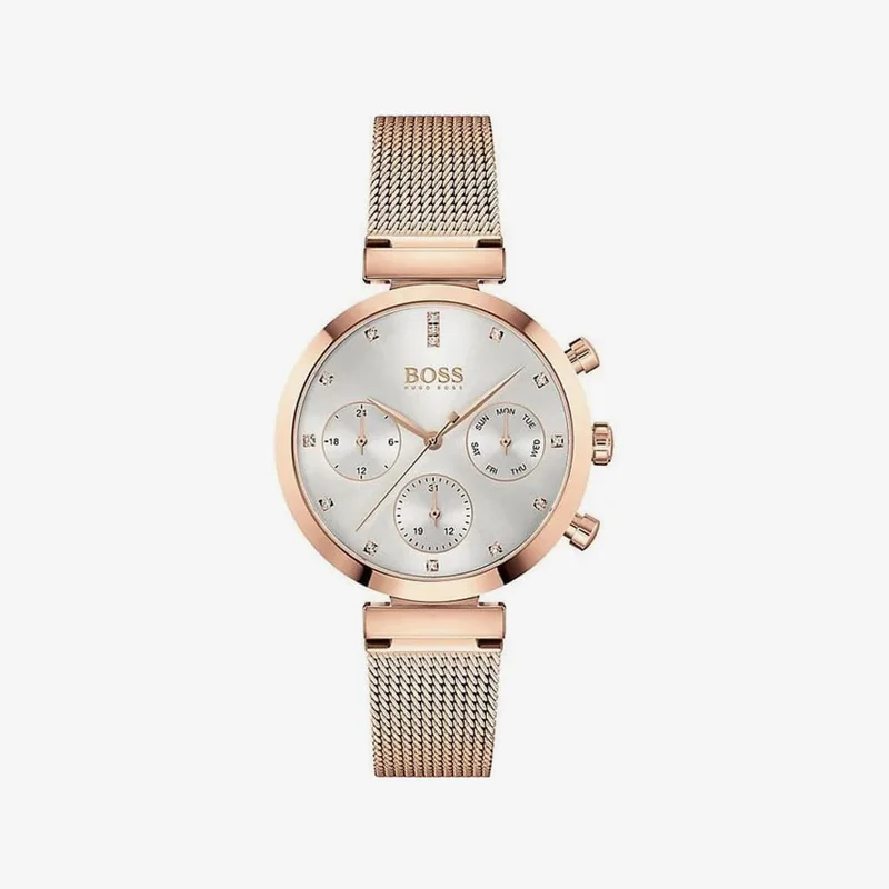 Ρολόγια Hugo Boss Wrist Watch Flawless 1502553 Rose Χρυσό Universal