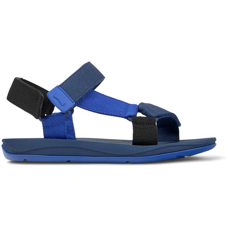 CAMPER Match - Πέδιλα Για Ανδρικα - Μπλε,Μαύρο, Μέγεθος 40, Cotton fabric