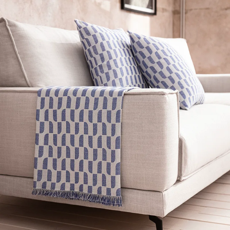 Ριχτάρι Τετραθέσιου Gofis Home Denise Marine Blue 518/09 180x350