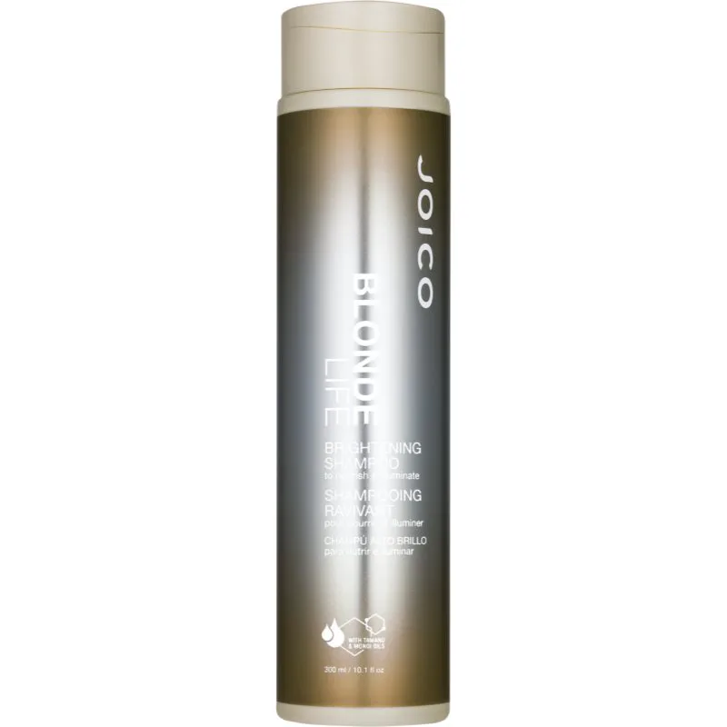 Joico Blonde Life Brightening Shampoo λαμπρυντικό σαμπουάν με θρεπτικό αποτέλεσμα 300 ml