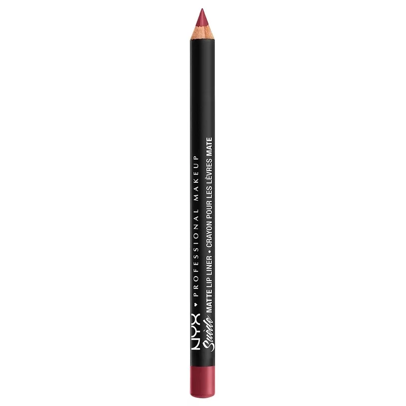 Nyx Professional Makeup Suede Matte Lip Liner Μολύβι Χειλιών που Προσφέρει Μέτρια προς Πλήρη Κάλυψη & Ματ Φινίρισμα 1gr - Cherry Skies