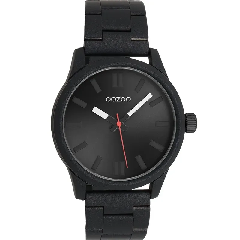 Ανδρικό ρολόι OOZOO Timepieces Black Stainless Steel Bracelet C11619 C11619
