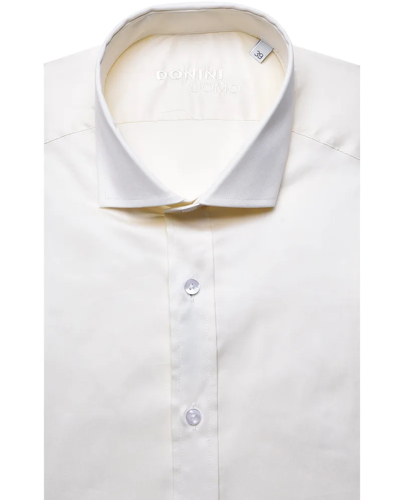 Μονόχρωμο πουκάμισο slim fit