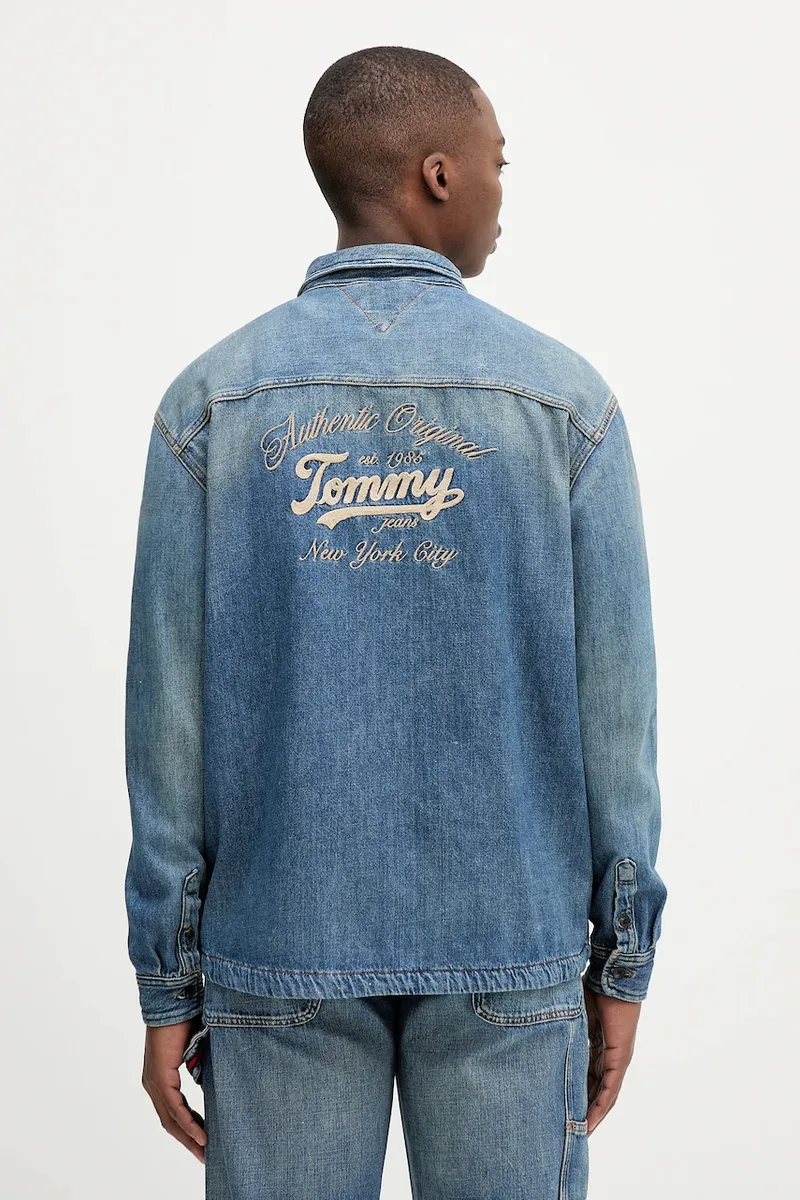 Tommy Jeans Τζιν πουκάμισο Tommy Jeans