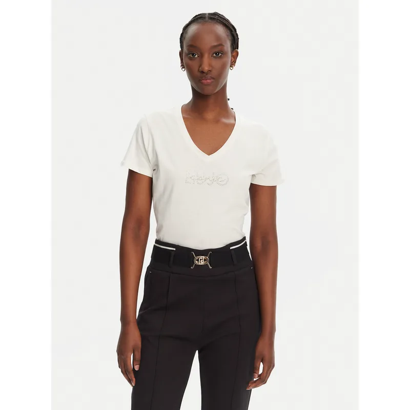 Liu Jo Sport T-Shirt TA5179 J6040 Λευκό Regular Fit