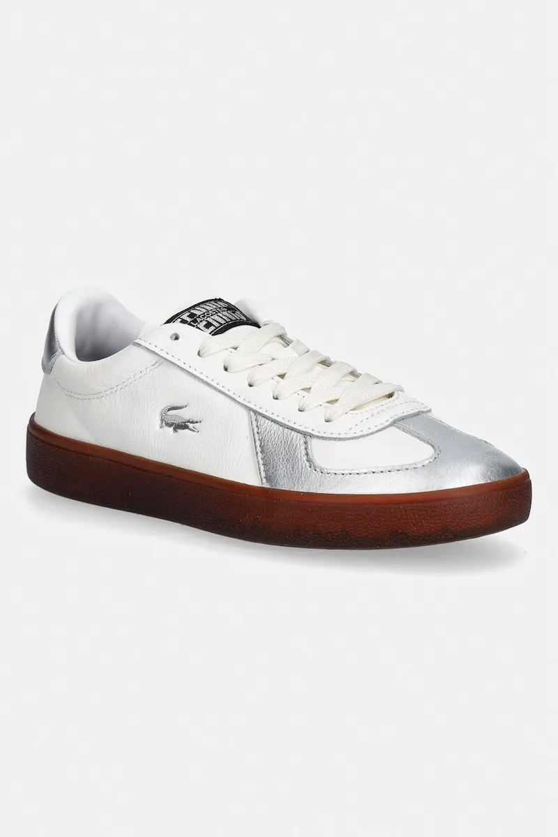 Δερμάτινα sneakers Lacoste Baseshot Pro Sneakers Silver & Χρυσό Pack