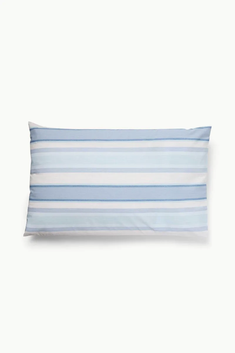 Coincasa μαξιλαροθήκη με ριγέ σχέδιο 80 x 50 cm - 006814084 Μπλε Ανοιχτό